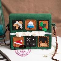 手工diy不织布材料包布艺免裁剪小挎包零钱包单肩包小背包 那时