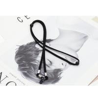 2根防掉眼镜链挂脖眼镜挂链眼睛挂绳时尚链条墨镜女防滑眼镜绳男 黑色(2根)