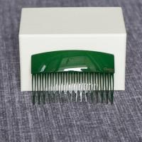 法国发卡发饰甜美糖果宽版插梳发梳韩国版刘海梳防滑带齿饰品 绿色