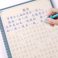 成人钢笔字帖正楷书凹槽练字帖本高中大学生字帖练字神器男女生字体漂亮楷书反复使用硬笔书法速成练习字帖贴 楷书2本[联系客服