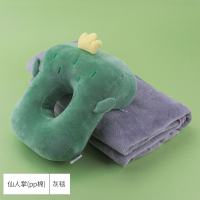 办公室午睡神器趴睡小枕头抱枕学生趴桌子午休趴着睡觉神器趴趴枕 仙人掌PP棉 【小学生款】PP棉无毯款