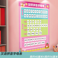 小学生二年级数学公式大全九九乘法口诀表墙贴画天天练乘除法自粘 汉语拼音字母表 特大