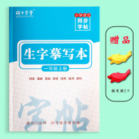 人教版一年级字帖二三年级语文上下册四五六年级钢笔写字帖小学生楷书笔画笔顺练字帖儿童硬笔书法练字本每日一练描红本 [一年级