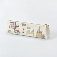 の麻球PU皮笔袋便携文具盒简约日系铅笔盒可爱文具袋Z 肖像Z