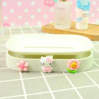 北欧ins创意可爱家用大号洗衣皂沥水皂盒学生宿舍香皂盒肥皂盒 北欧米白