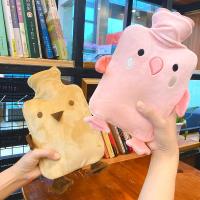 热水袋女便携式注水小号随身热敷暖水袋学生毛绒可爱暖手宝暖肚子