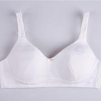 特价薄款胸罩青春少女学生文胸无钢圈无海绵内衣全罩杯纯棉内衣夏 1261白 34/75AB