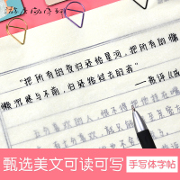 昭颜手写字体练字帖贴本板女生字体漂亮行楷行书临摹神器男成年人网红神仙字体硬笔书法大学生写字