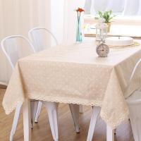 9.9小雏菊清新日式田园棉麻布艺桌布台布餐厅茶几圆桌正方形 白雏菊 40*60cm[两片装]微波炉
