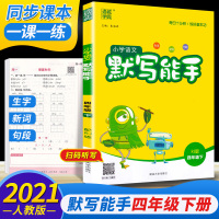 2021新版 通城学典小学语文默写能手四年级下册人教版部编版小学生4年级下练习册专项同步训练语文书小达人看拼音写词语新版