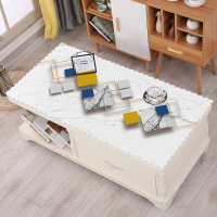 茶几桌布北欧现代简约防水防油烫免洗pvc网红ins书桌学生布艺桌垫 LJZ立体 50*100cm