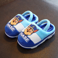 汪汪队男宝宝拖鞋秋冬1-3岁防滑4可爱婴幼儿小孩居家居儿童棉拖鞋 SJ1977汪汪队蓝色阿奇 内长14cm鞋码150