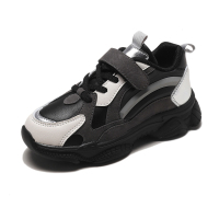 特价清仓鞋儿童棉鞋男童冬鞋加绒保暖2021新款加厚冬季大棉女童鞋 X033灰色单鞋 27码内长16.5cm