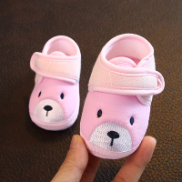 宝宝凉鞋夏天婴儿鞋子0-1岁男女学步软底夏季6-12个月新生不掉八5 红色 内长12cm