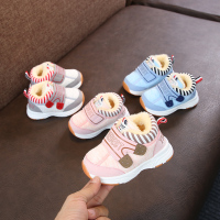 冬季婴儿棉鞋软底1-3岁宝宝冬鞋学步鞋防滑儿童机能鞋加绒棉靴子