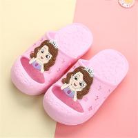 儿童女童拖鞋夏室内居防滑浴室小孩公主宝宝包头轻底软底凉拖鞋 813-27粉色公主 130码内长约12.0厘米
