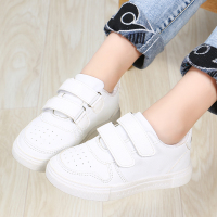 2021夏季透气单鞋儿童小白鞋男童小学生跑步鞋女童白色运动鞋童鞋 白色 鞋子偏小一码,建议拍大一码