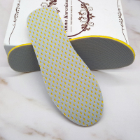 儿童鞋垫透气吸汗防臭减震鞋垫男女童宝宝运动鞋鞋垫可裁剪秋冬季 灰色洞洞布(四双装) 19-20码/15厘米