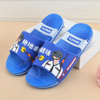 儿童拖鞋男大童8-15岁夏季大男孩凉拖鞋软底防滑室内男童拖鞋40码 蓝 色 和平精英 35 适合34脚内长22厘米