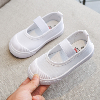 春秋新款幼儿园软底室内鞋学生儿童校园指定小白鞋宝宝童鞋 C08-1 21码/内长14.5cm