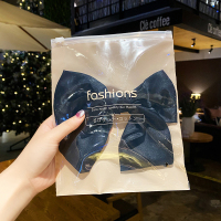 韩国网红ins蝴蝶结发夹套装日系儿童头饰宝宝夹子公主超大发卡女 4#黑色蝴蝶结发夹