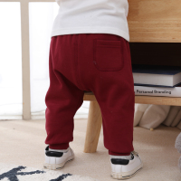 婴儿长裤子大pp哈伦裤女宝宝秋装新款保暖裤男童幼小童外穿秋冬款 3292#枣红色 73cm