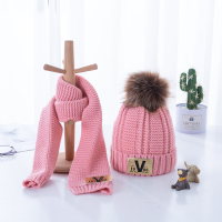 加绒儿童帽子秋冬季2-8岁男童女童宝宝毛线帽加厚护耳5保暖潮韩版 粉色中童V字(加绒款) 2-4岁 只要帽子