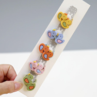 儿童头绳可爱卡通女宝宝发绳婴儿发圈不伤发扎啾啾小皮筋头饰发饰 2小鸭子