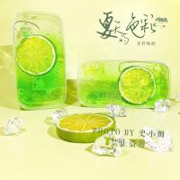 双打青柠汽水史莱姆透泰晕染网红清新绿slime解压玩具成品 双打青柠汽水365ml