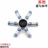 动漫王者送荣耀孙悟空赵云指尖旋转合金金属指间手指陀螺减压玩具 深紫色