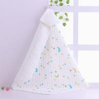 婴儿保暖包巾新生儿包被襁褓单裹布春夏春款宝宝抱毯纯棉抱被居家 厚星月(保暖抱单) 80x80cm