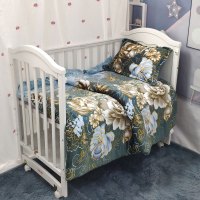 儿童被套加绒加厚金貂绒单件1.21.5幼儿园被罩保暖宝宝婴儿法莱绒 军绿色 100x130cm