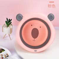 女生洗脸盆洗私处女性洗内裤屁屁pp可爱小盆子少女专用折叠盆神器 粉色考拉-
