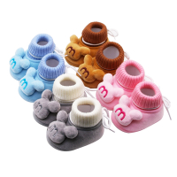 婴儿秋冬季棉鞋加绒保暖0新生儿鞋子6-9-12个月宝宝1岁软底学步鞋