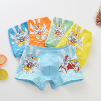 奥特曼儿童内裤1-3岁男小童平角裤宝宝4纯棉四角裤男孩短裤5卡通6 主图款4条装 110cm(建议体重17-26斤穿)