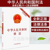 2021年中华人民共和国刑法法条单行本新刑法修正案十一及法律解释 刑法