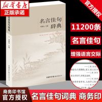 名言佳句辞典初中小学生课外阅读作文素材励志格言好词句人生哲理 [店长推荐]