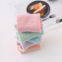 袜子女浅口船袜可爱春夏季薄款棉短袜女士运动棉袜糖果袜 混色5双[拍2件多发2双]共12双 均码