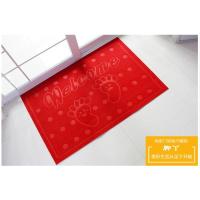 门口地垫进门家用门垫脚踩垫入户门地毯除尘吸水浴室吸水防滑垫子 大红色[脚丫] 80×120cm〔大尺寸入户门一张!〕