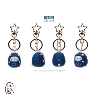 韩国新品可爱土豆兔12星座钥匙扣书包挂饰情侣链 白羊座