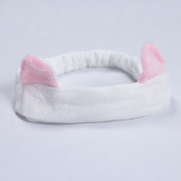 韩国网红束发带洗脸女简约敷面膜头箍头套可爱发箍绑发捆发卡头饰 白色束发带