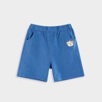 儿童短裤夏季纯棉薄款宝宝夏装婴儿五分裤男童小童外穿打底裤子潮 萌宠乐园星空蓝 120cm