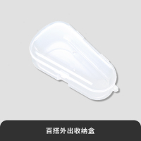 迪迪尼卡宝宝学吃饭训练叉婴儿学食辅食弯头勺子儿童餐具套装 百搭外出收纳盒