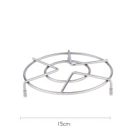 隔水蒸菜架厨房高压锅家用加厚304蒸锅架子迷你锅垫 中号