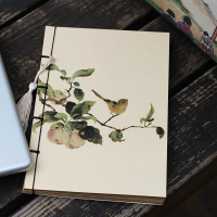 中国风线装手工本空白内页古风学生用品笔记本记事本国画故宫文创 果熟来禽