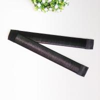 丸子头盘发器女头饰韩国懒人蓬松花苞头法式卷发宝啪啪圈盘头神器 黑色 卷法棒