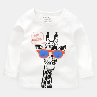 男童长袖T恤纯棉打底衫秋装春秋款童装秋衣儿童宝宝上衣小童1岁3 AU款式3 U10186 90码