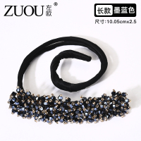 盘发器造型器 百变 蓬松中长发百搭丸子头花朵女士懒人花苞头神器 pf127墨蓝色