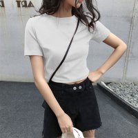 t恤女2021年新款短袖夏装网红宽松韩版百搭白色t恤上衣少女潮ins 307#白色 M