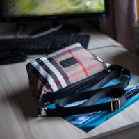 2021新款送妈妈牛津布包轻便多层老年包包女防水尼龙小包袋斜挎包 苏格兰格【米】 115